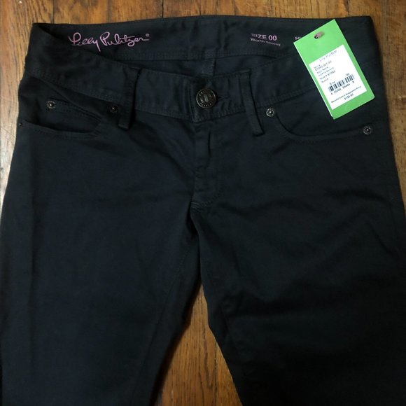 Lilly Pulitzer Worth Stretch Sateen Skinny Pant - Picture 5 of 9